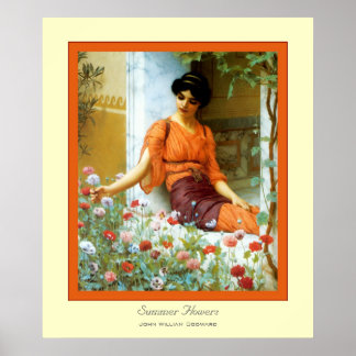 Summer Flowers Poster