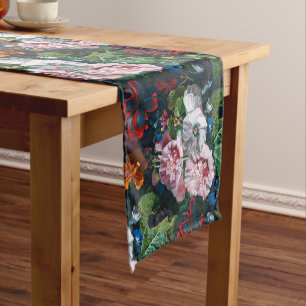 Summer Flowers Short Table Runner