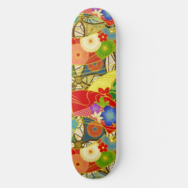 Summer Flowers Skateboard (Front)