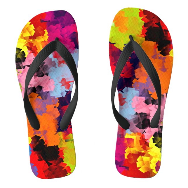 SUMMER FLOWERS THONGS (Footbed)