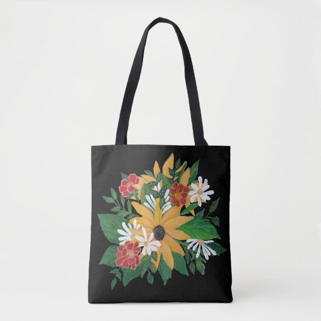 Summer Flowers tote Bag (Front)