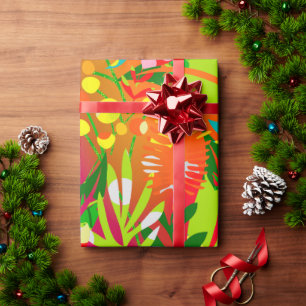 Summer Flowers Wrapping Paper