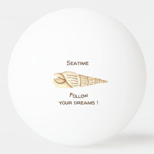 Summer Follow your dreams Shell Romantic Cute Ping Pong Ball