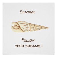 Summer Follow your dreams Shell Romantic Cute