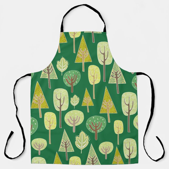 Summer Forest: Nature Inspired Design Apron (Front)