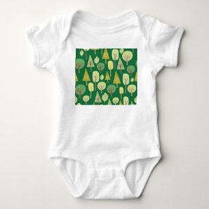 Summer Forest: Nature Inspired Design Baby Bodysuit
