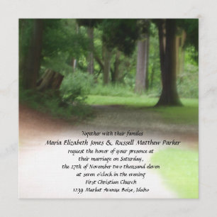 Summer Forest Wedding Invitation
