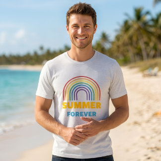 Summer Forever Retro T-Shirt | Endless Beach  Tri-Blend Shirt