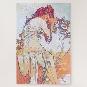 Summer (Four Seasons), Alphonse Mucha Jigsaw Puzzle