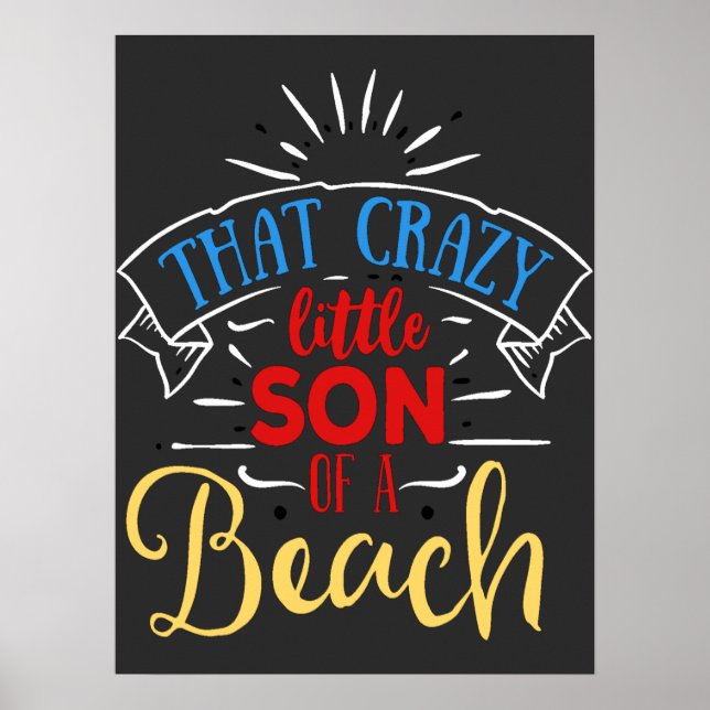 Summer Friendly Surfing Poster (Front)