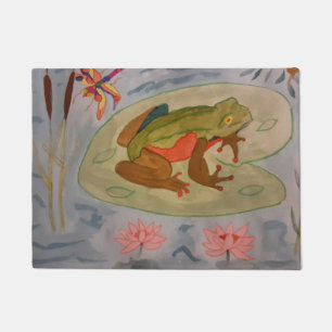 Summer Frog Pond Doormat