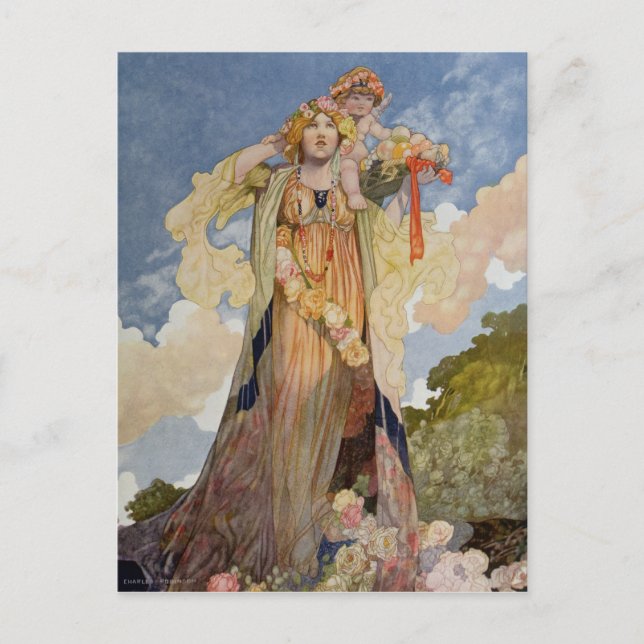 Summer from The Seasons Postcard (Front)