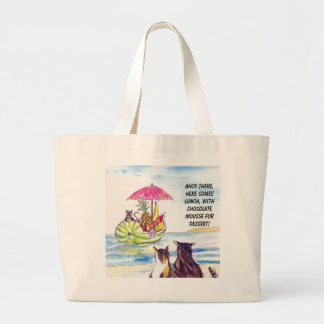 Summer Fruit Cats Beach Bag