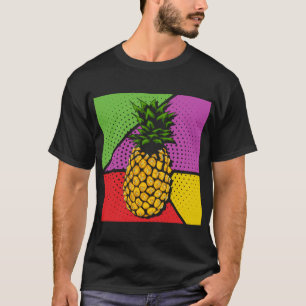 Summer Fruit Exotic Pineapple Lover Pop Art Pineap T-Shirt