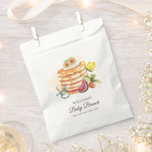 Summer Fruit Pancake Pacifier Brunch Baby Shower Favour Bag