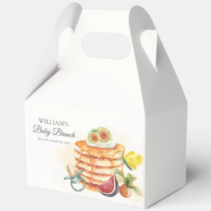 Summer Fruit Pancake Pacifier Brunch Baby Shower Favour Box
