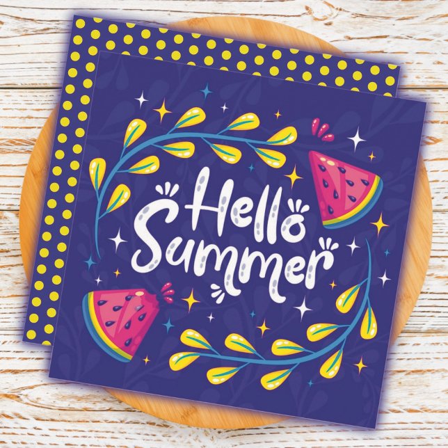 Summer Fruit Watermelon Greeting  Card (Creator Uploaded)