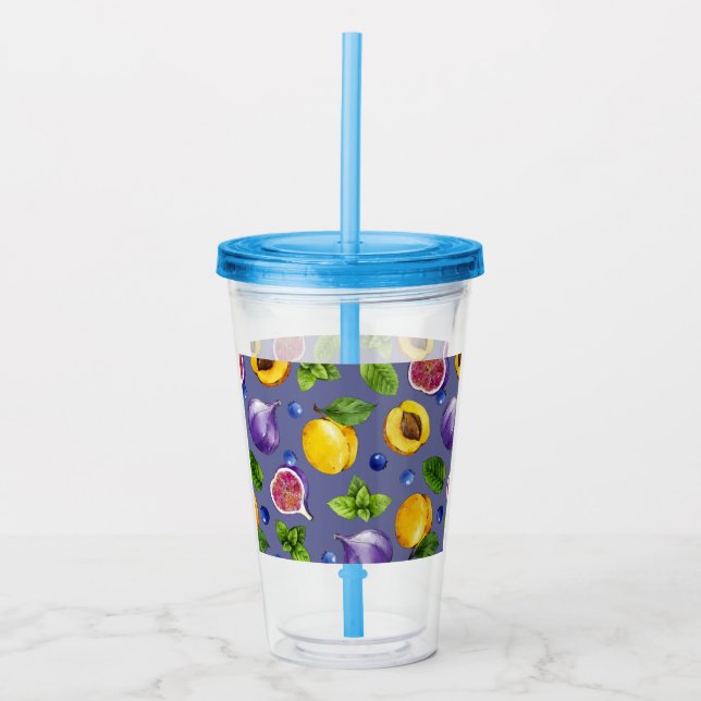 Summer Fruits Acrylic Tumbler (Front)