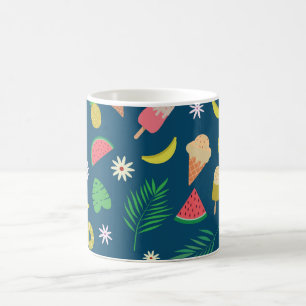 Summer Fruits and ice cream Pattern    Coffee Mug
