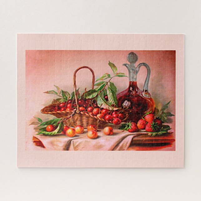 Summer fruits art jigsaw puzzle (Horizontal)