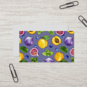 Summer Fruits Business Card