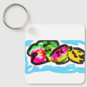 Summer fruits joy key ring