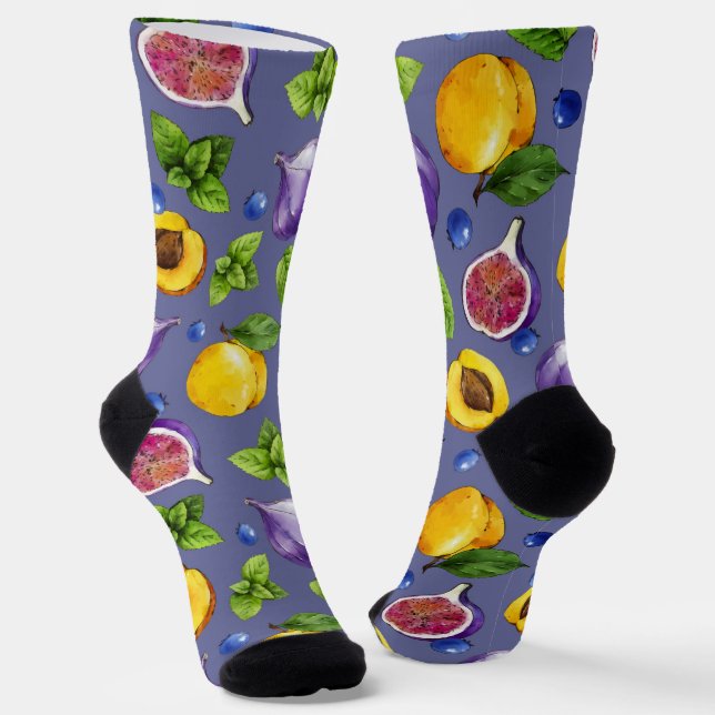 Summer Fruits Socks (Angled)