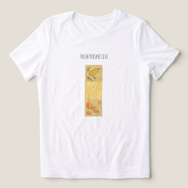 summer fruits soft palette Tri-Blend shirt (Design Front)