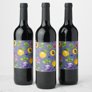 Summer Fruits Wine Label