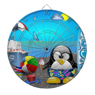SUMMER FUN AT THE BEACH DARTBOARD