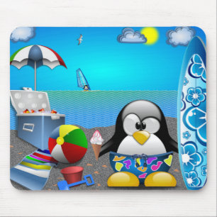 SUMMER FUN AT THE BEACH MOUSE PAD