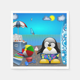 SUMMER FUN AT THE BEACH NAPKIN