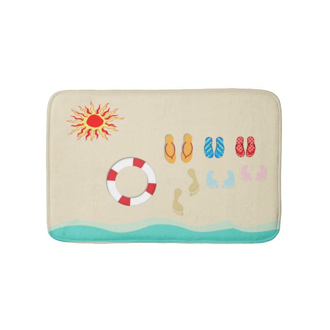 Summer Fun Bath Mat (Front)