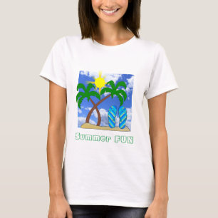 Summer Fun Beach Theme T-Shirt