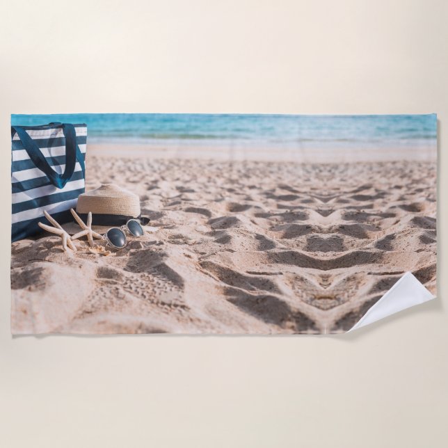 Summer Fun Beach Towel (Front)