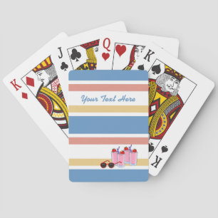 Summer Fun custom playing cards