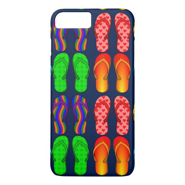 Summer Fun, Flip Flops Case-Mate iPhone Case (Back)