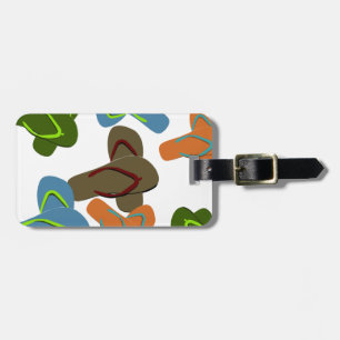 Summer Fun Flip Flops Luggage Tag