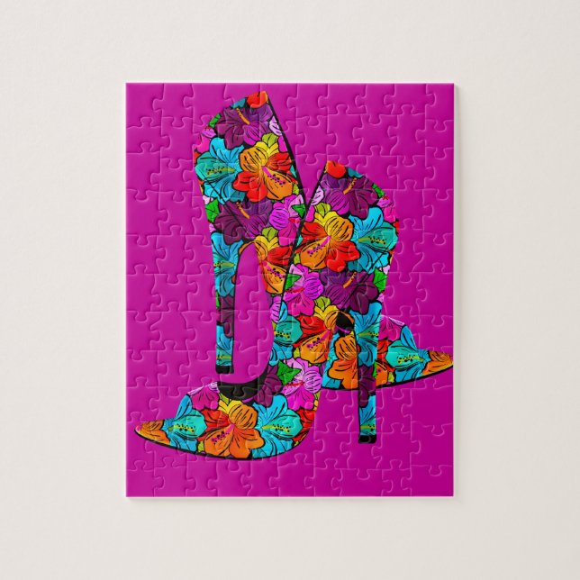 Summer Fun High Heel Shoes Jigsaw Puzzle (Vertical)