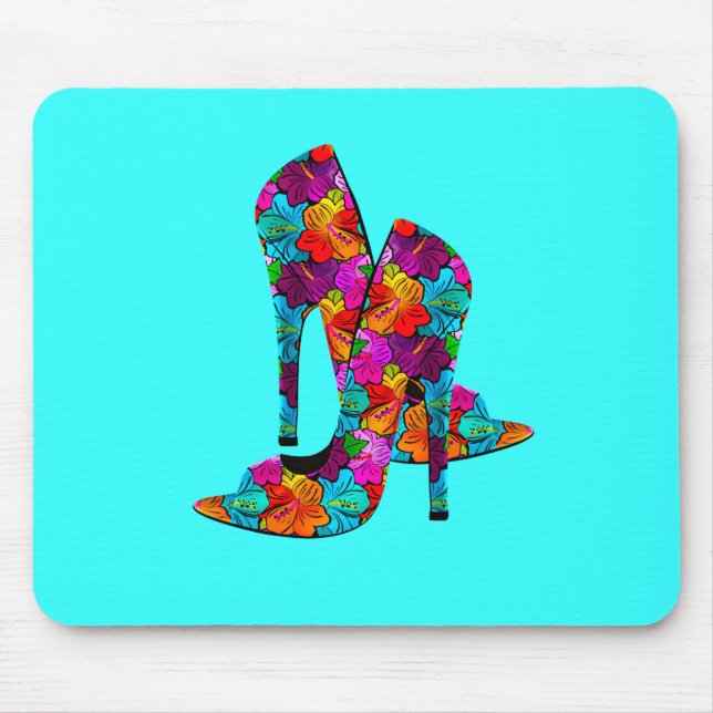 Summer Fun High Heel Shoes Mouse Pad (Front)
