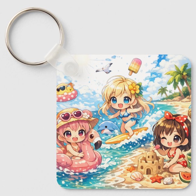 Summer fun key ring (Front)