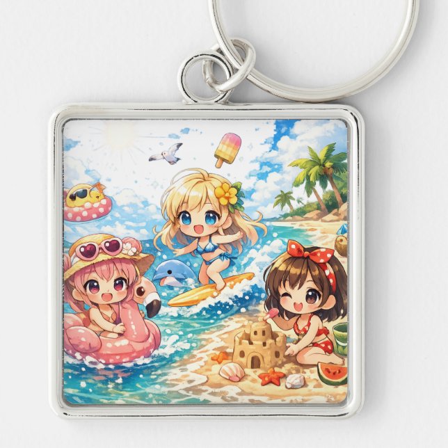 Summer fun key ring (Front)