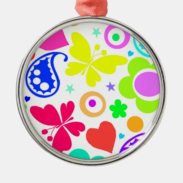 Summer Fun Metal Ornament (Front)