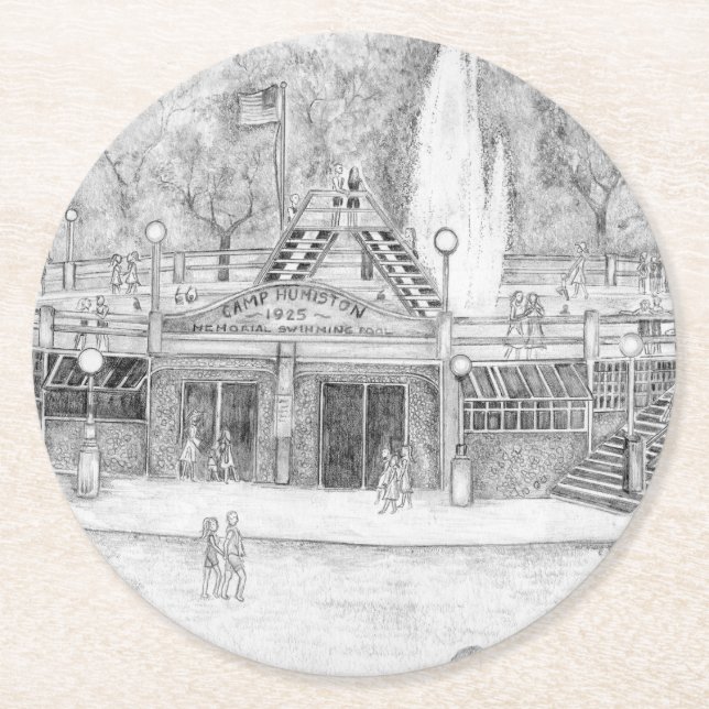 Summer Fun Paper Coaster (Front)