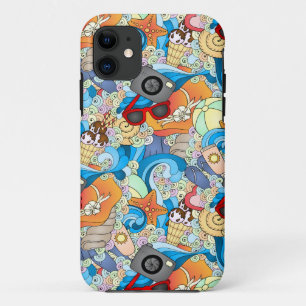 Summer Fun Pattern iPhone 11 Case