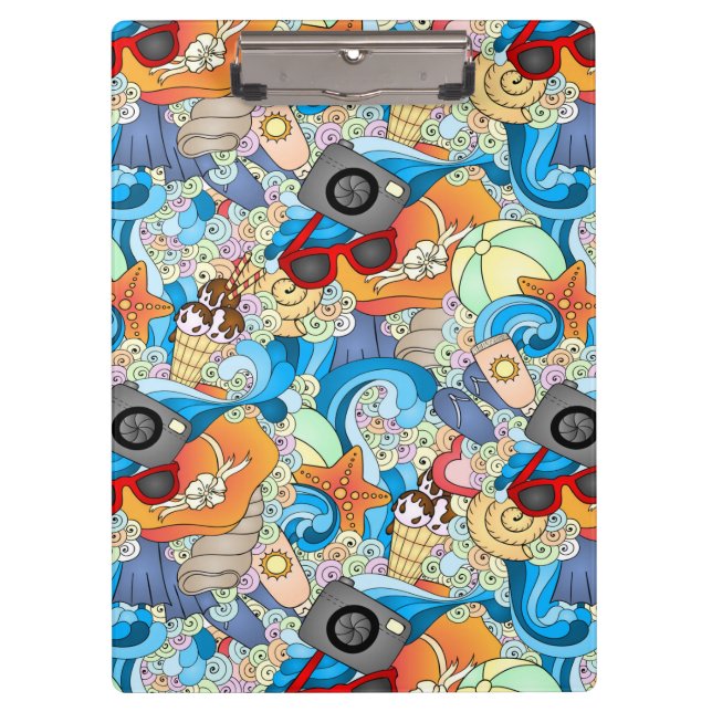 Summer Fun Pattern Clipboard (Front)