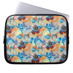 Summer Fun Pattern Laptop Sleeve