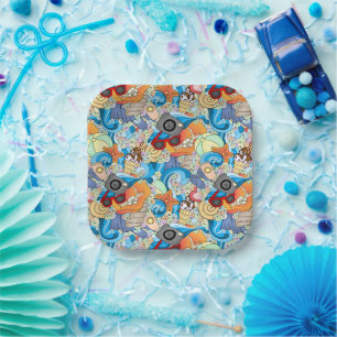 Summer Fun Pattern Paper Plate