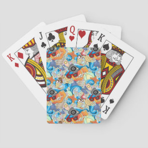 Summer Fun Pattern Playing Cards