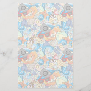 Summer Fun Pattern Stationery